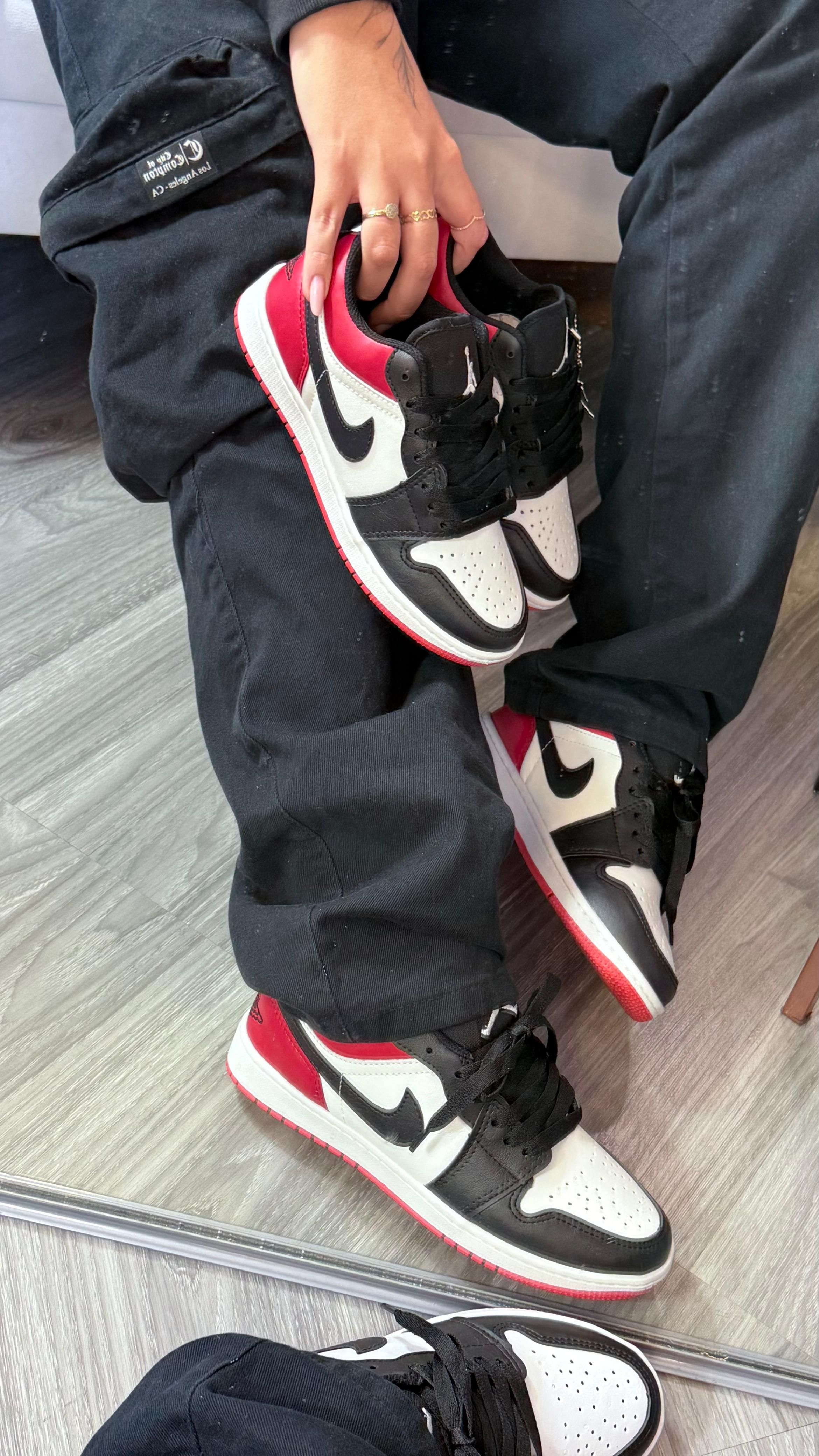 Nk Jordan Bred Vermelho e Preto