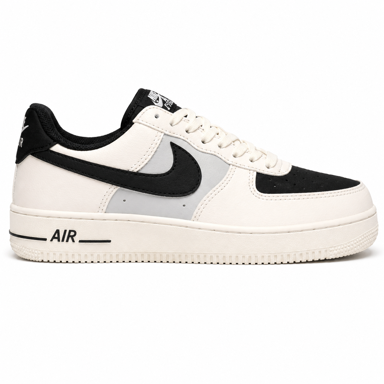 AF1 Branco Gelo com Preto