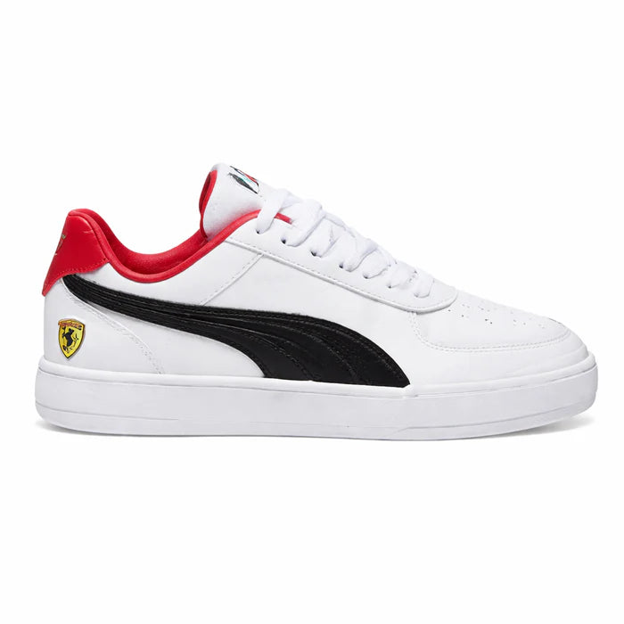 Pm Ferrari CA Pro Leather Sneakers Branco