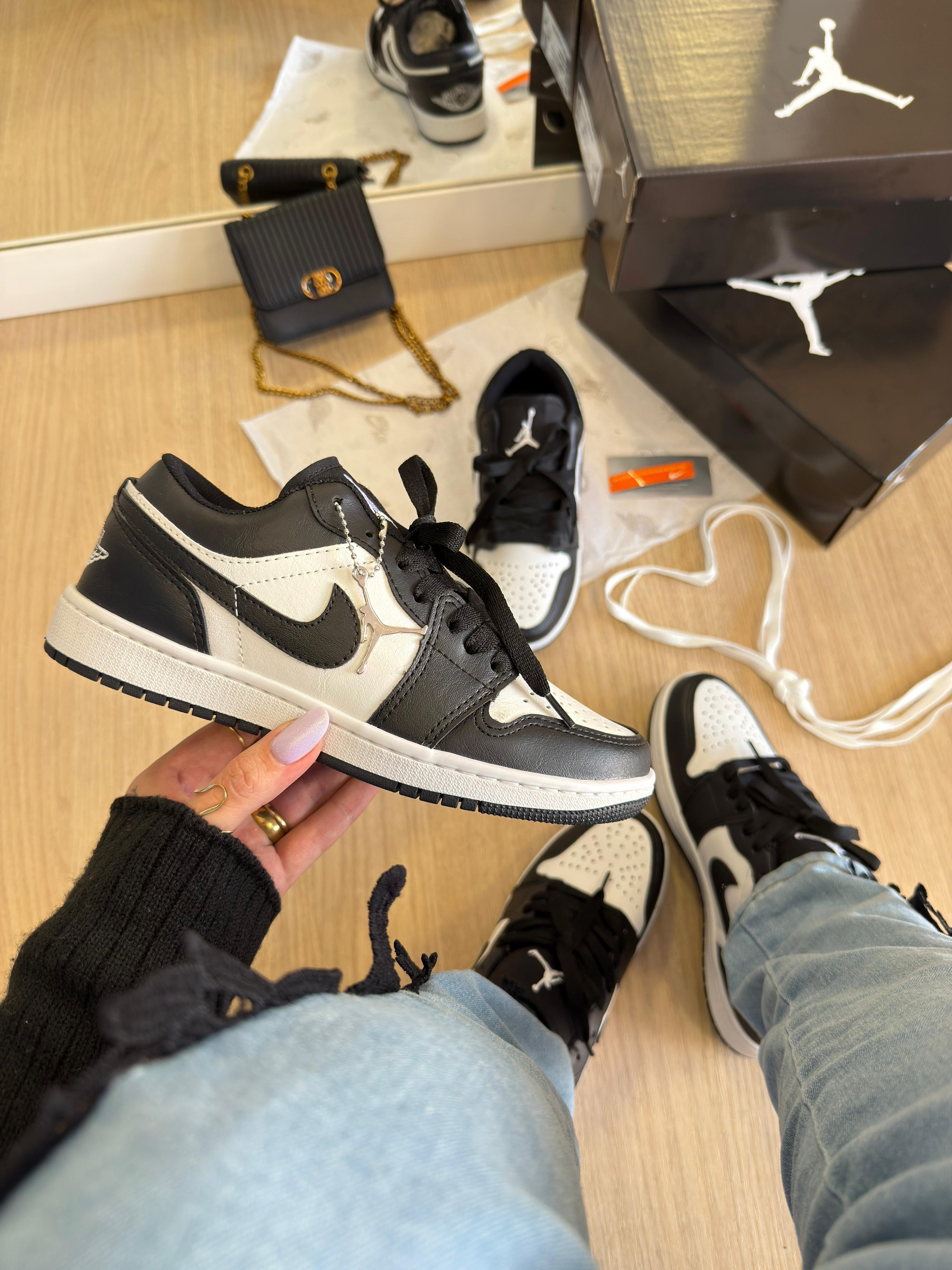 Nk Jordan Panda Preto e branco