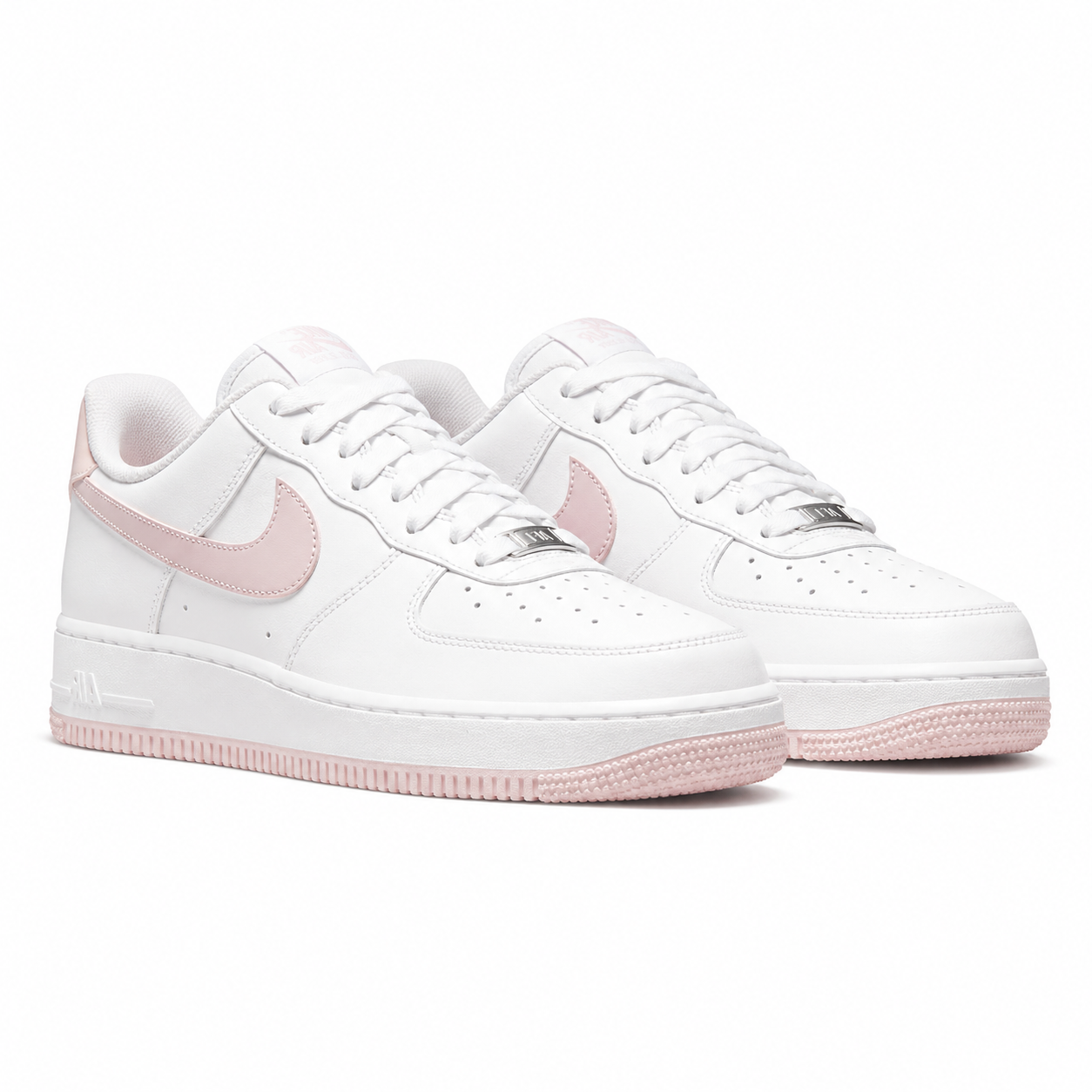 AF1 Branco e Rosa brilhante