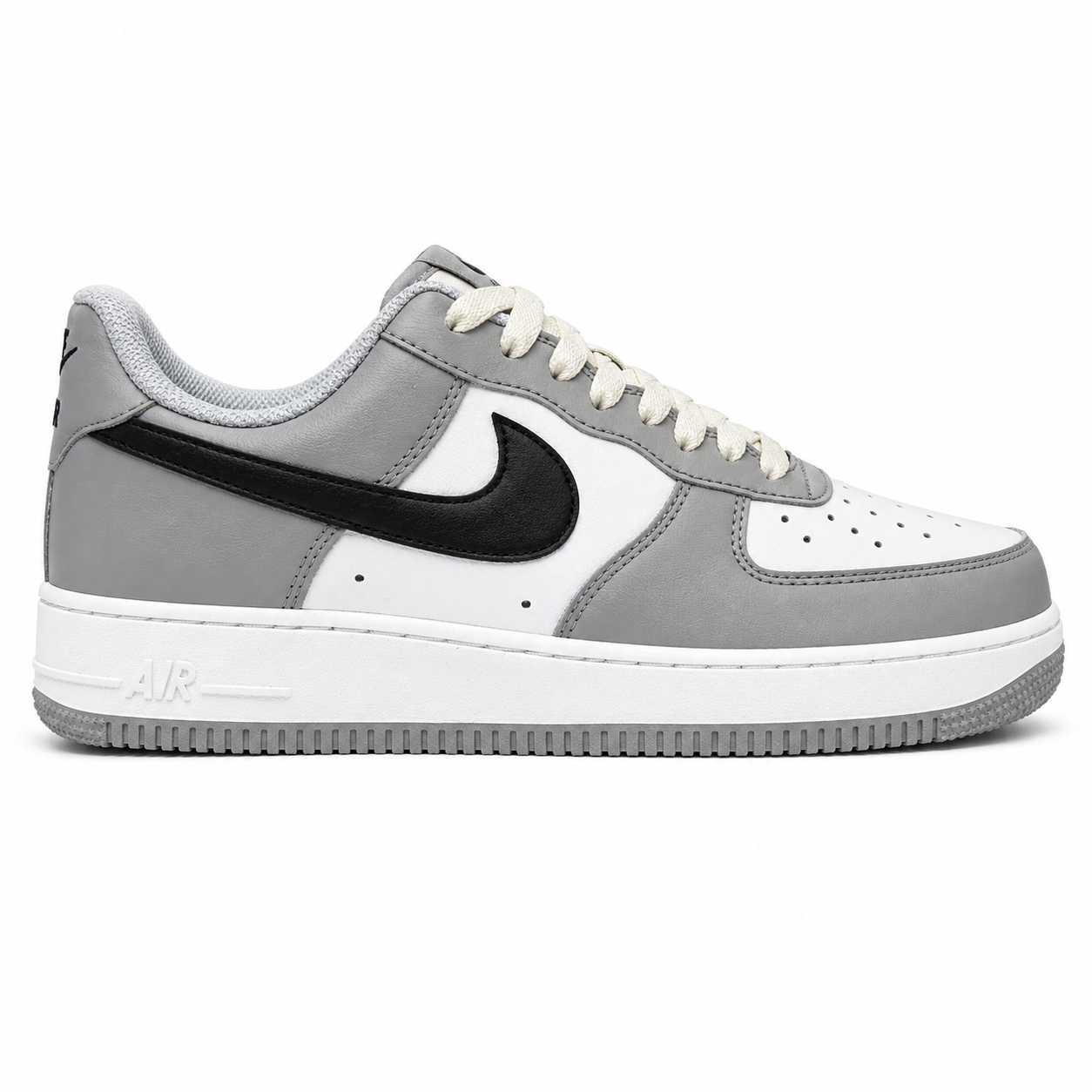 AF1 Cinza/Branco/Preto