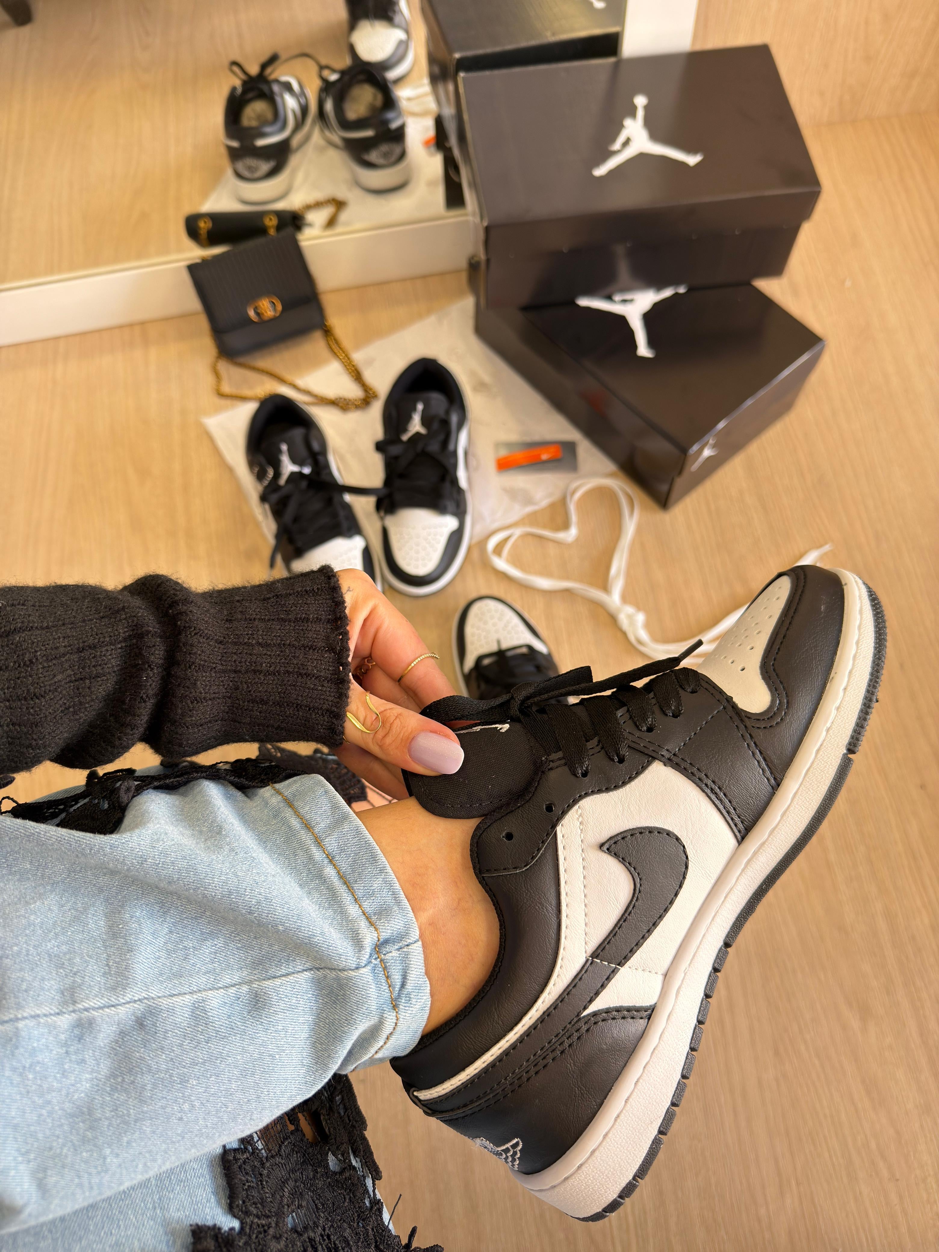 Nk Jordan Panda Preto e branco