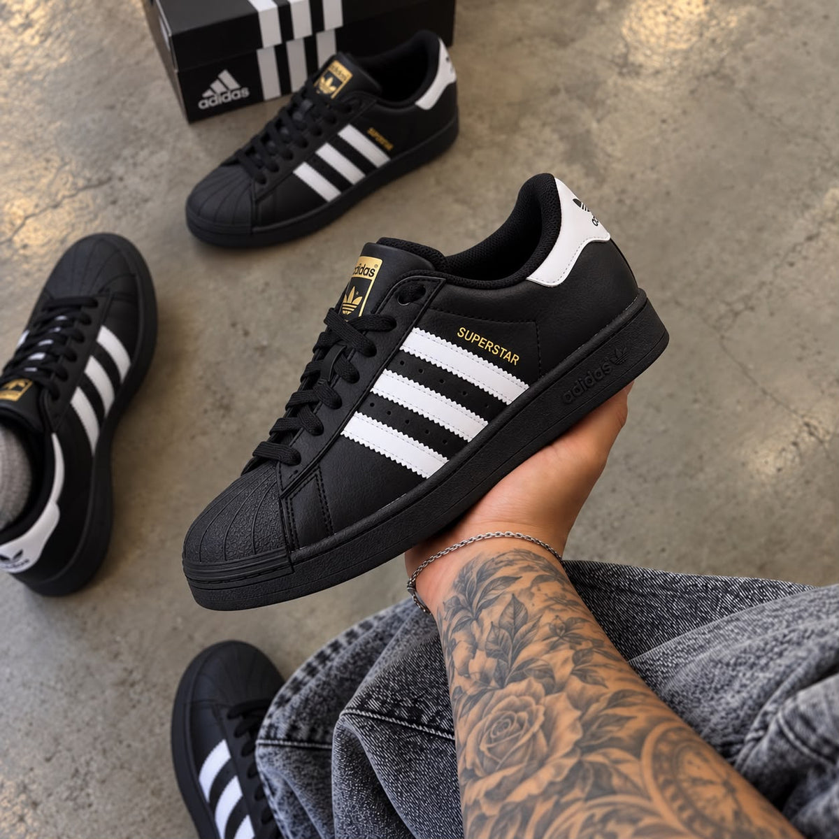 ADDS Superstar Preto/Branco