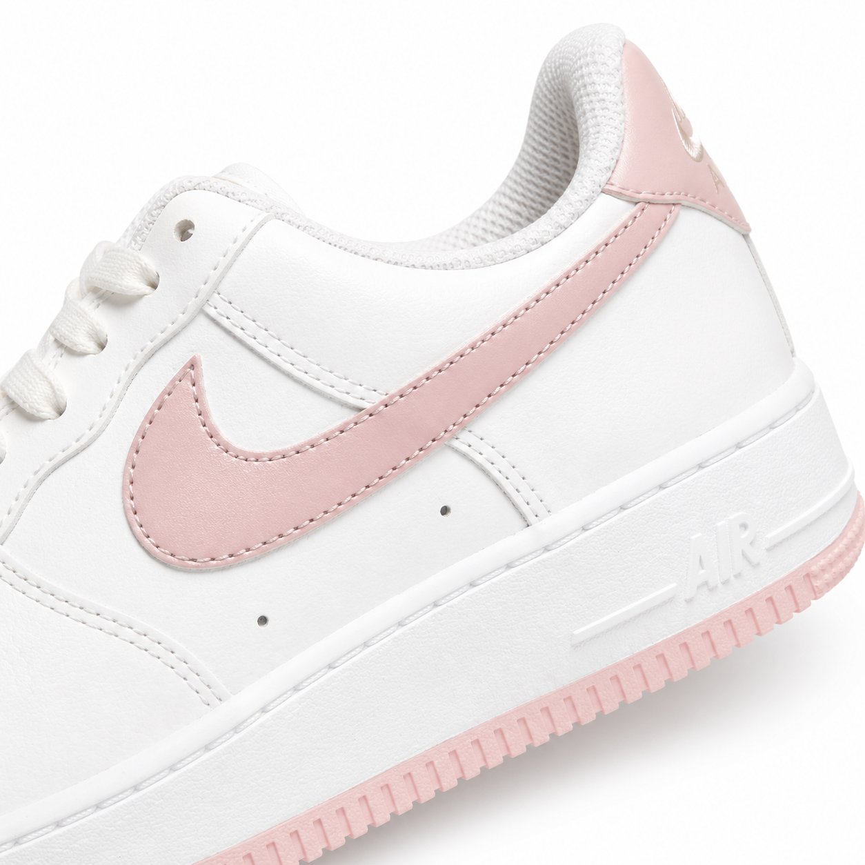 AF1 Branco e Rosa brilhante